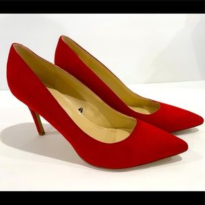 Red Marc Fisher Heels